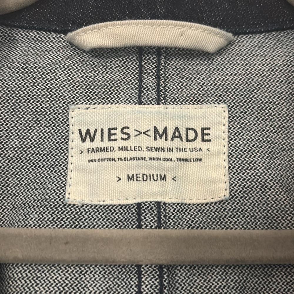 WiesMade Scout Blazer Indigo Denim Rugged Chore Jacket Size Medium - Picture 3 of 9